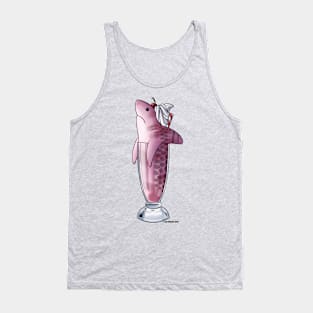 Strawberry Cheesecake Tiger Milkshark Tank Top